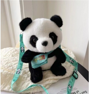 熊猫挎包